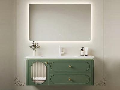 Minimalist Light French Style Floating Bathroom Vanity
