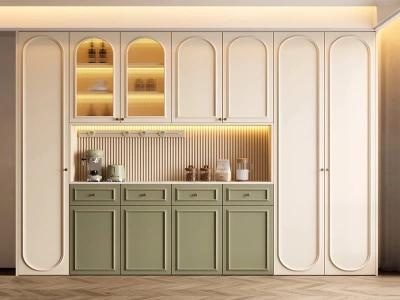 Customized French Style Living Room Bedroom Wardrobe